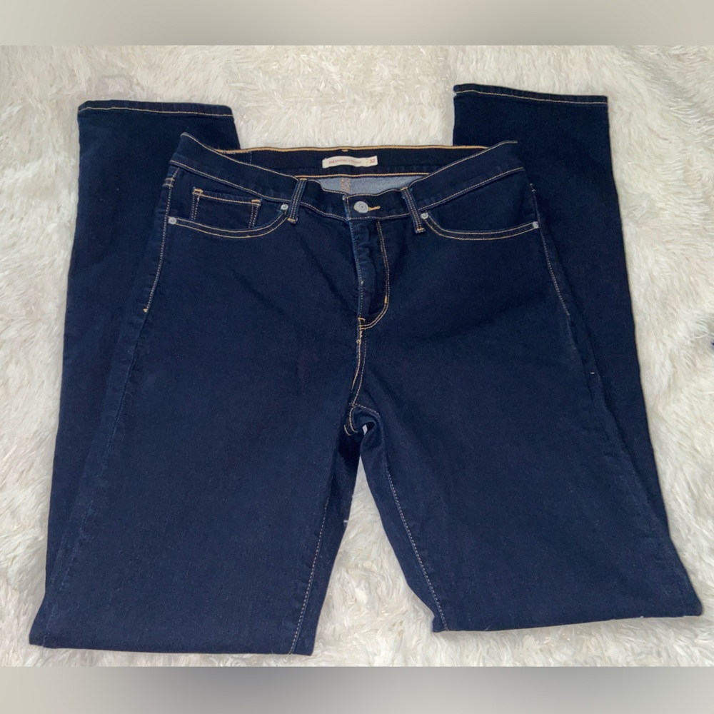 Levi's Navy Straight Leg Women's Jeans